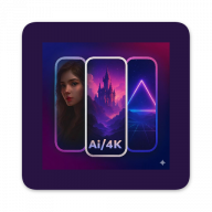 Ai 4K wallpapers live 3D & 4D Logo